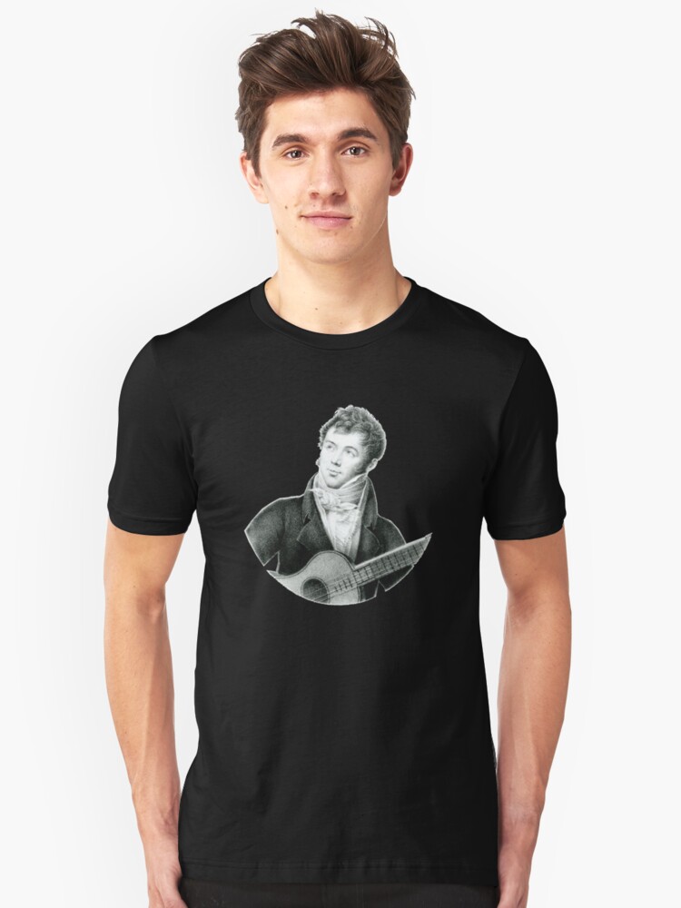 Alternate view of Fernando Sor - Spanish classical guitarist and composer Slim Fit T-Shirt
