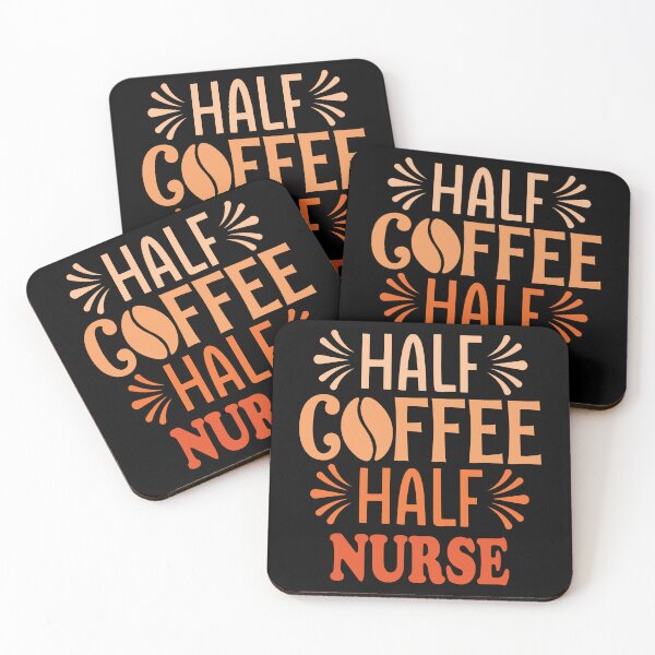 Item preview, half coffee half nurse designed and sold by wearebnw.