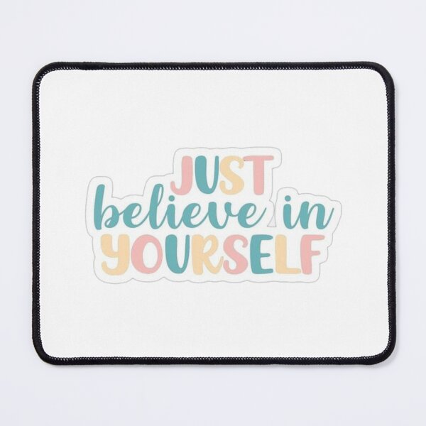 Item preview, just believe in your self funny introvert sticker, funny sticker, laptop decal, anxiety tumbler sticker, anxiety sticker, Laptop Stickers Aesthetic Stickers Computer Stickers Waterbottle Stickers designed and sold by noha alzohbi.