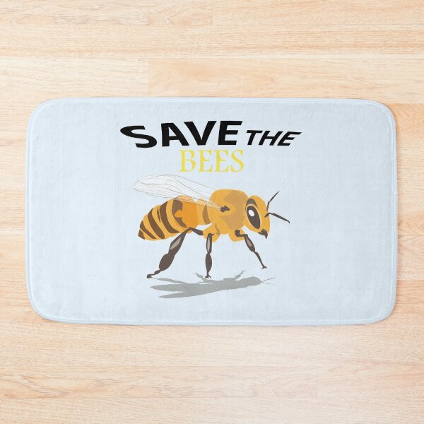 Item preview,  Save the bees shits, save the bees phone cases, save the bees hats, save the bees shower curtain, save the bees backpack  designed and sold by Poussyarts.