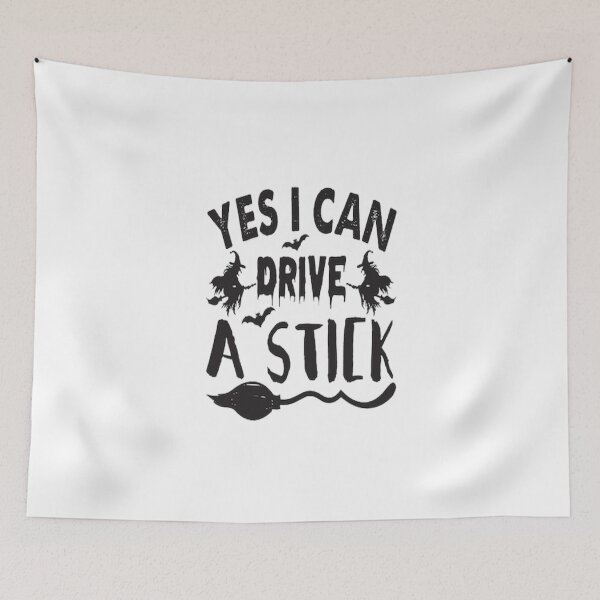 Item preview, Yes I Can Drive A Stick Halloween Funny designed and sold by VitezCrni.