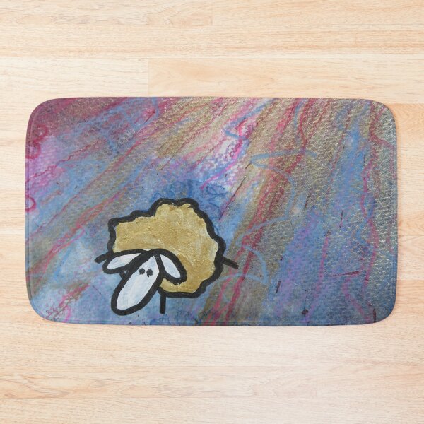 Item preview, UnFolding the Ewe-niverse #21 mixed media and ink painting of sheep designed and sold by ChillonLeachArt.