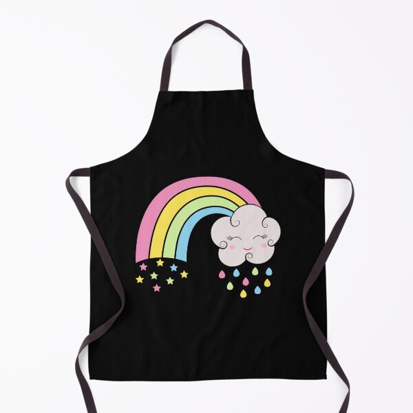 Item preview, Kawaii Rainbow with Cloud - Cute Kawaii designed and sold by ReesDesigns.