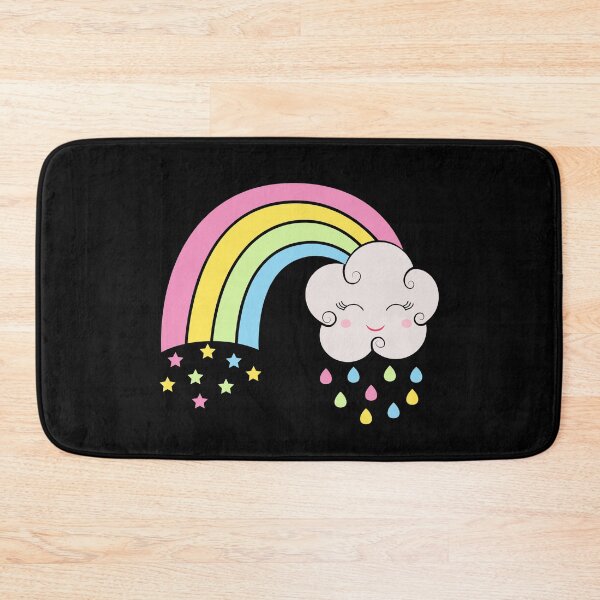 Item preview, Kawaii Rainbow with Cloud - Cute Kawaii designed and sold by ReesDesigns.