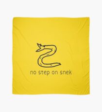 NO STEP ON SNEK GADSDEN FLAG DON'T TREAD ON ME PARODY PCM MEMES Scarf