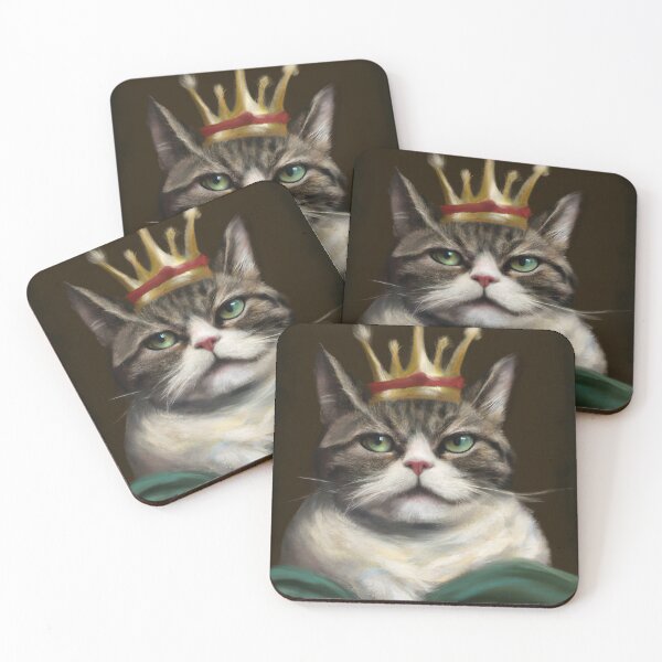 Item preview, cat wearing a crown designed and sold by mehdi fergal.