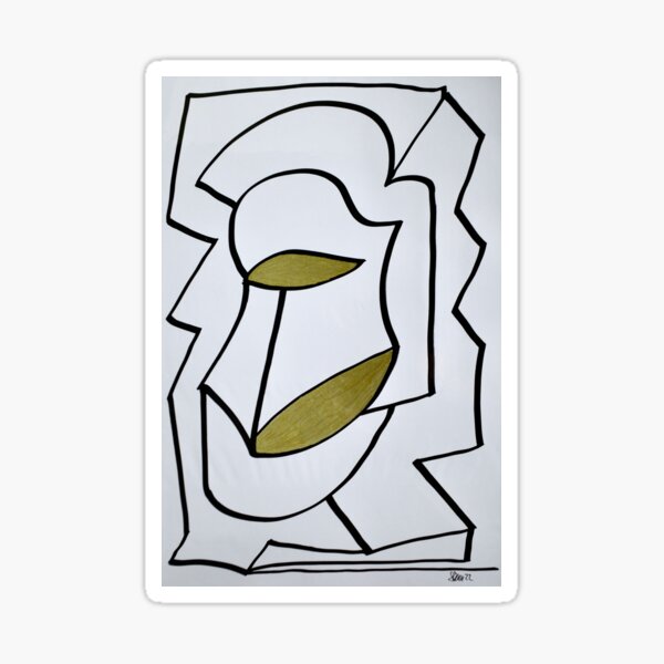 Simple Art 22 Sticker