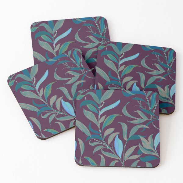 Item preview, William Morris inspired Willow Bough and Thistle fusion - Art Nouveau Victorian Pattern. Caroline Laursen original designed and sold by Caroline Laursen.
