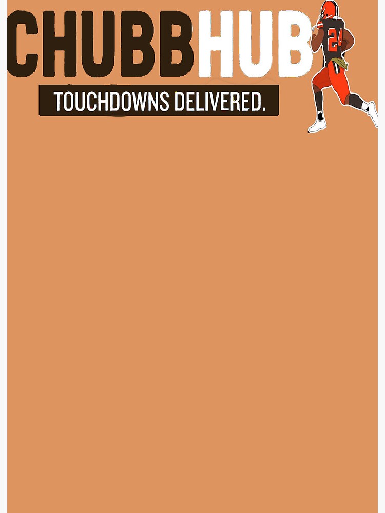 Nick Chubb Art Board Print for Sale by awexler892