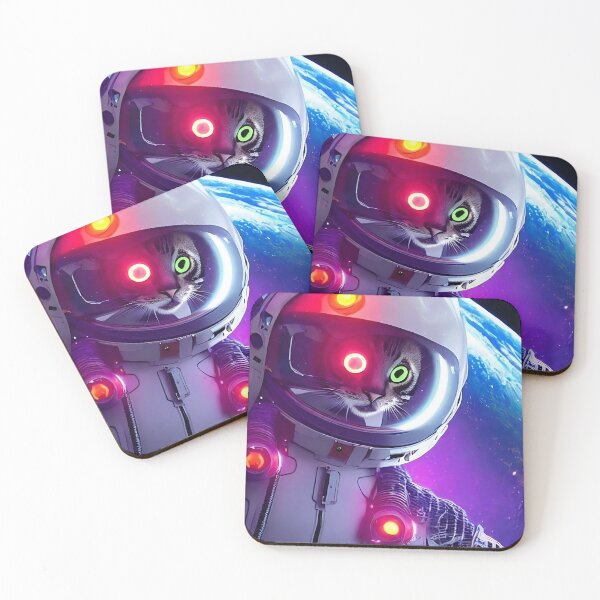 Item preview, Astronaut cat in space designed and sold by Catagraphic.