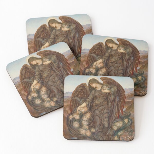 Item preview, The Field of the Slain | Evelyn De Morgan | 1916 Pre-Raphaelite Art designed and sold by CJET.