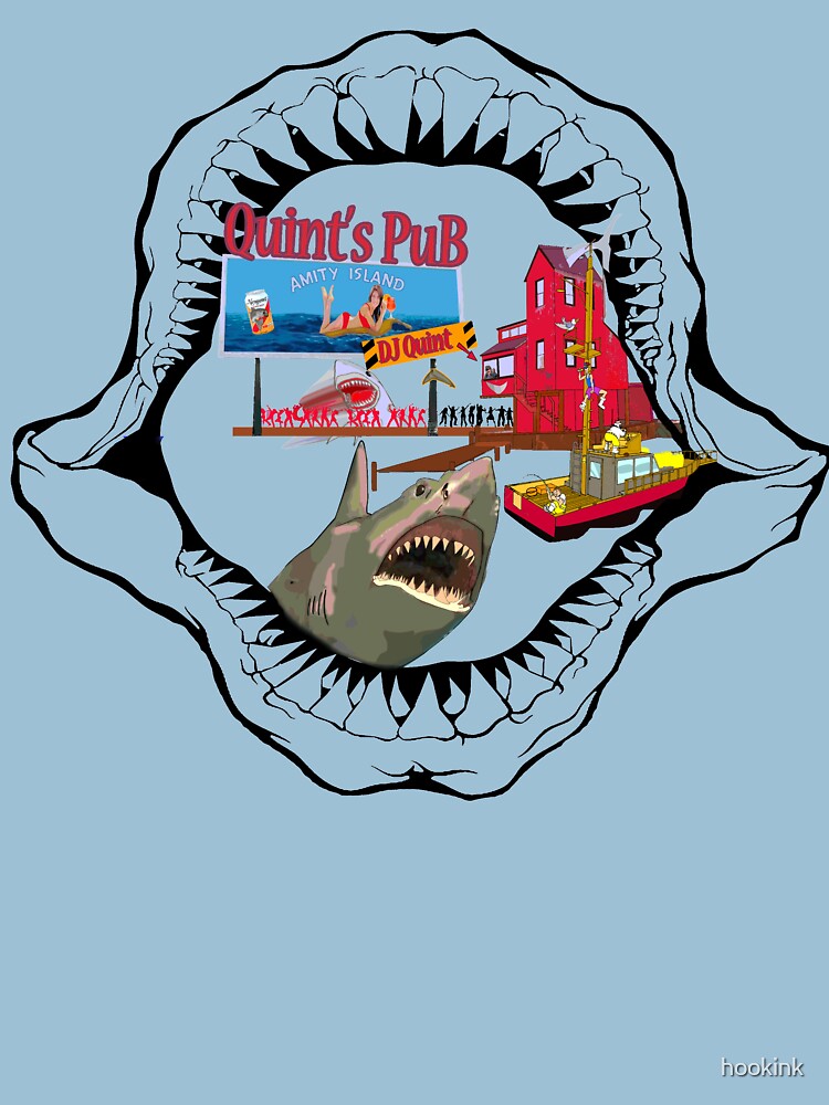 "quints club and bar the fishing dive bar" Tshirt for Sale by hookink