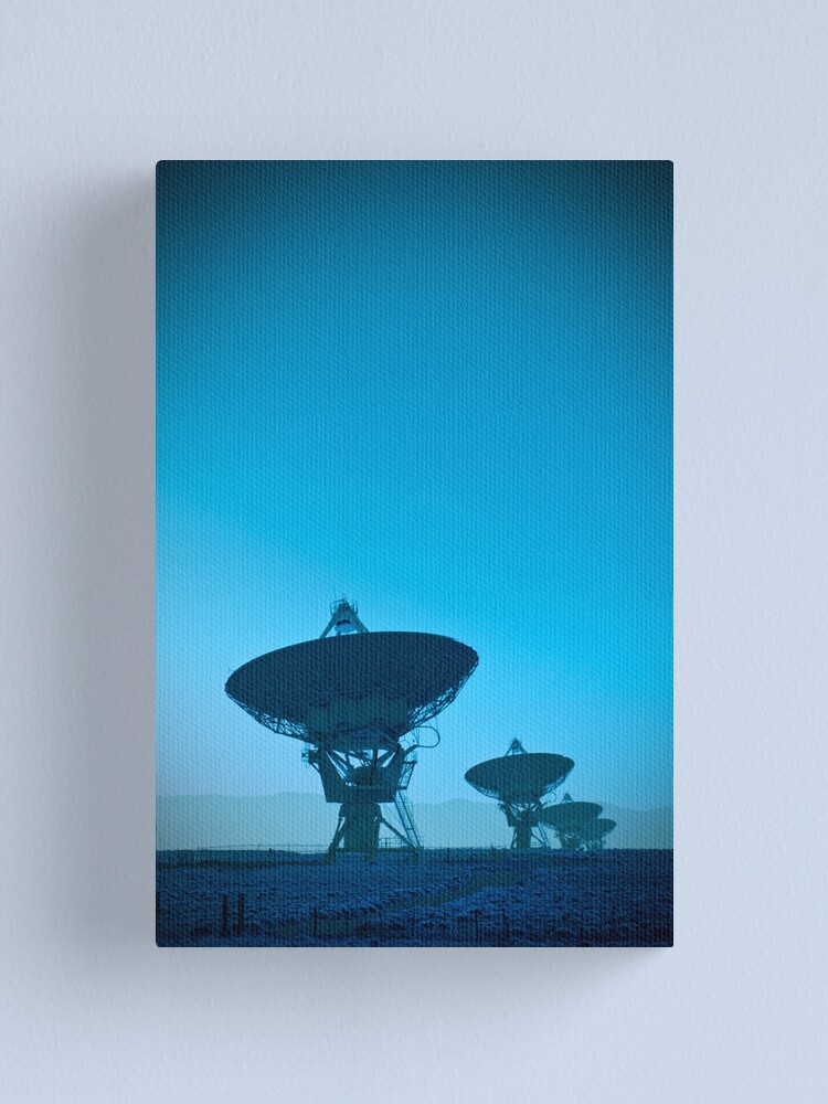 Alternate view of VLA (Very Large Array) (Alan Copson (C) 2007) Canvas Print