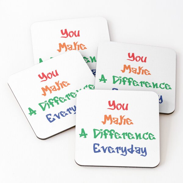 Item preview, You Make A Difference Everyday designed and sold by QasimShah.