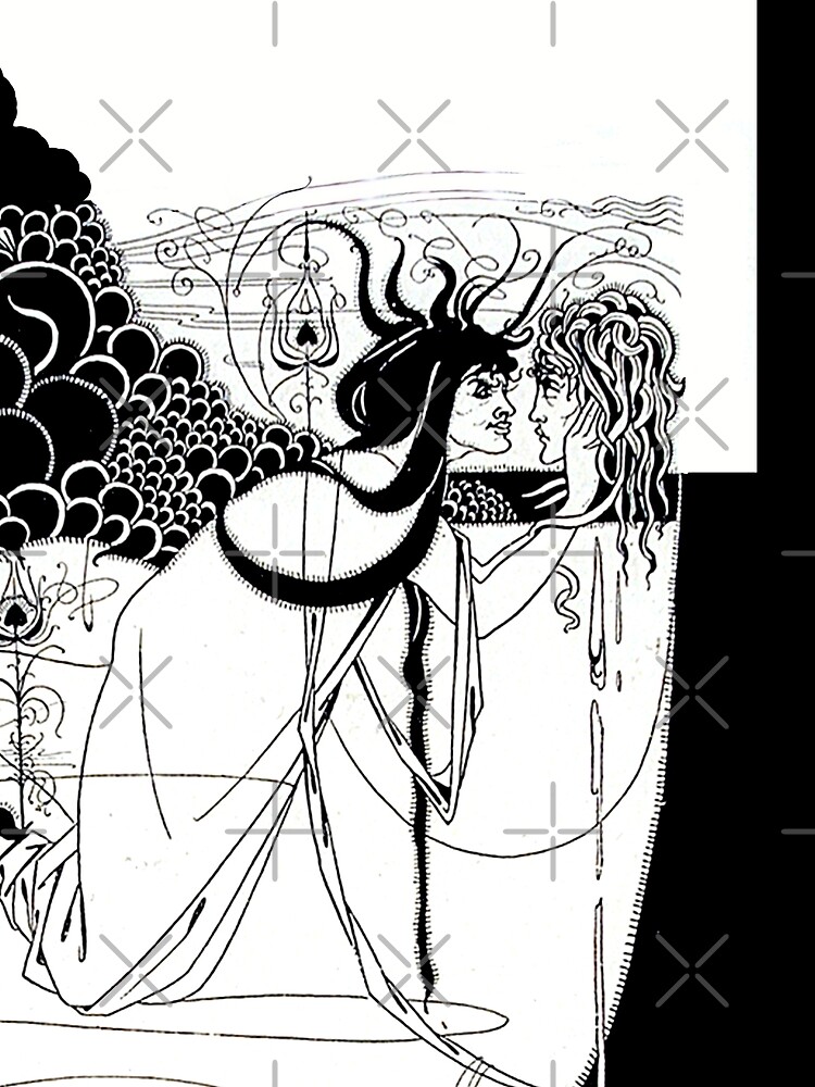 HD. I kissed your mouth; from "Salomé" by Aubrey Beardsley (1893) by mindthecherry