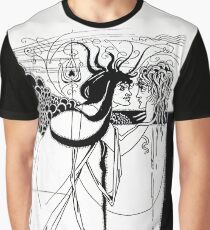 HD "I kissed your mouth" from "Salomé" by Aubrey Beardsley (1893) Graphic T-Shirt