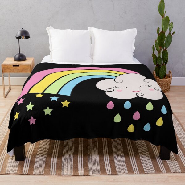 Item preview, Kawaii Rainbow with Cloud - Cute Kawaii designed and sold by ReesDesigns.