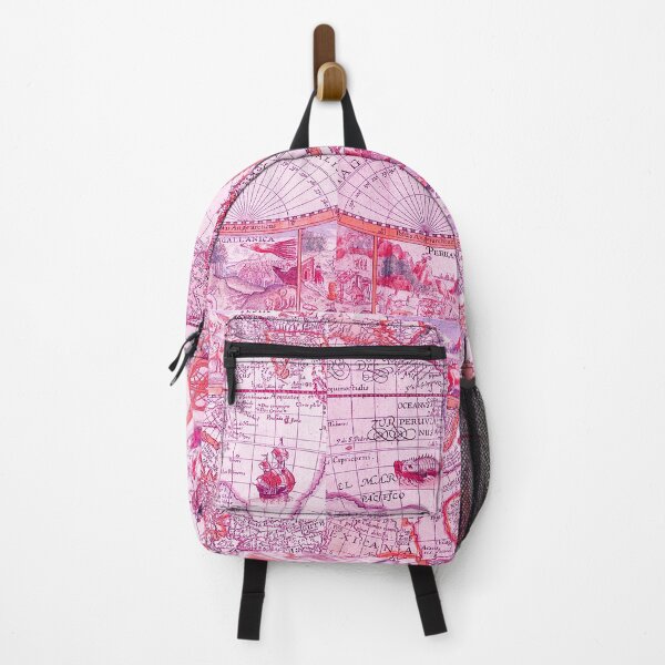Item preview, Pink Vintage old map World. designed and sold by AKAYOLO.
