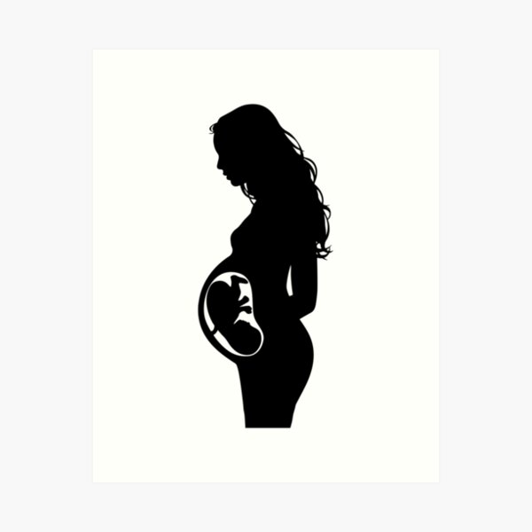 Item preview, Pregnant woman designed and sold by Rosaliartbook.