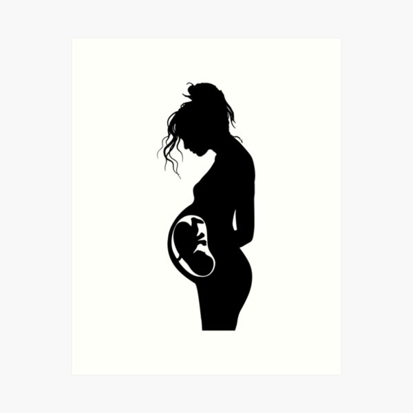 Item preview, Pregnant woman  designed and sold by Rosaliartbook.