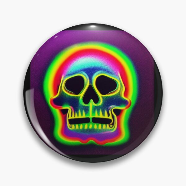 Item preview, Fluorescent Colored Skull 1 designed and sold by Riccivela.