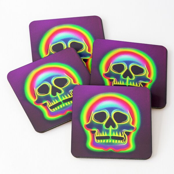 Item preview, Fluorescent Colored Skull 1 designed and sold by Riccivela.
