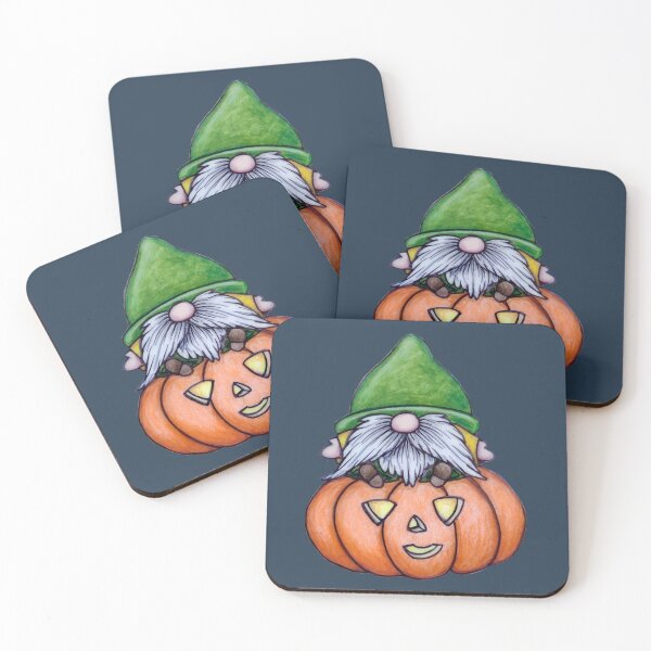 Item preview, Gnome on Happy Pumpkin designed and sold by SarahCD13.