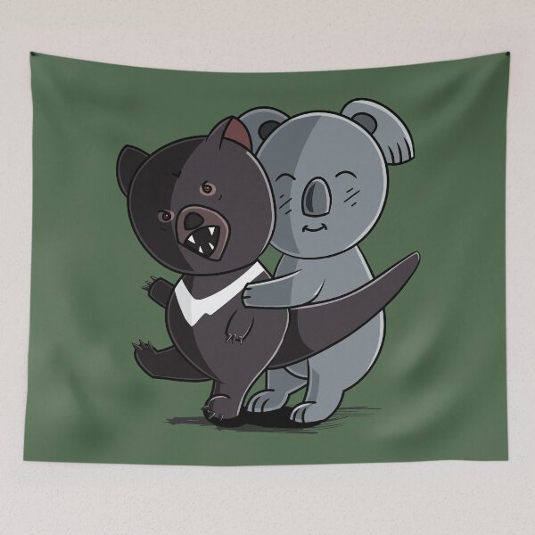 Item preview, koala y taz designed and sold by tryinart.