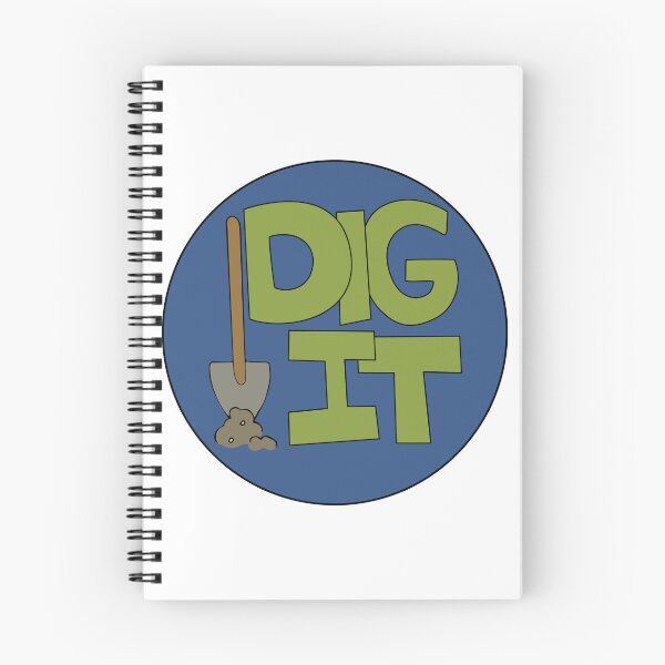 Item preview, Dig it Illustrated Funny Gardener Dirt Lover Badge designed and sold by AngelDawnDesign.