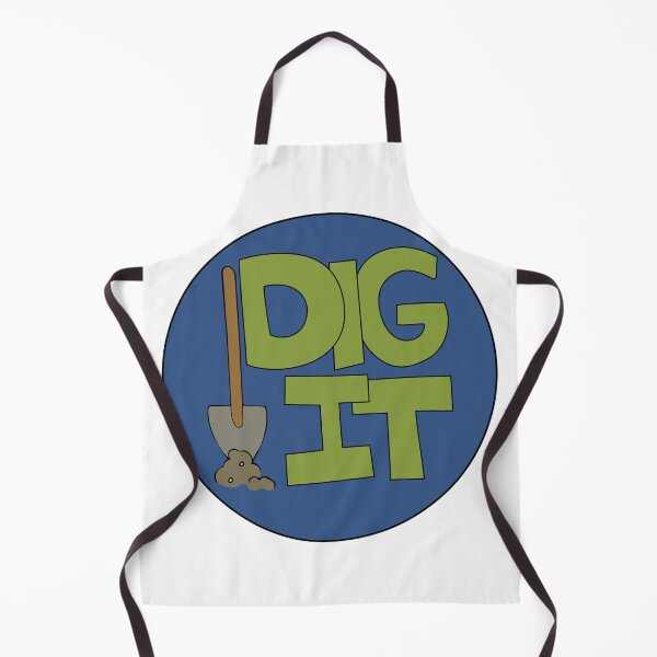 Item preview, Dig it Illustrated Funny Gardener Dirt Lover Badge designed and sold by AngelDawnDesign.