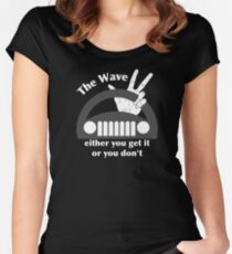 Jeep-Welle Tailliertes Rundhals-Shirt