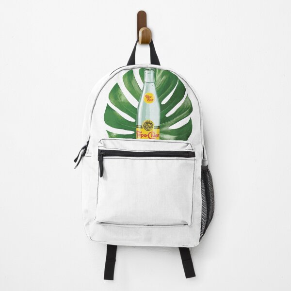 Item preview, TopoChico Bottle in front a Plant leaf designed and sold by Vela Barrera.