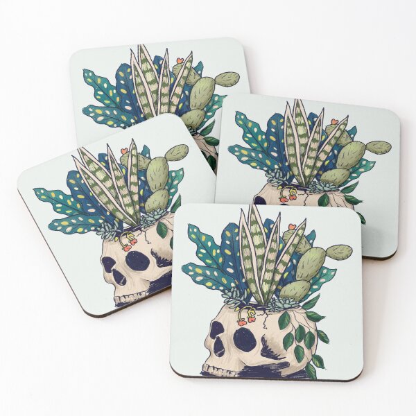 Item preview, Plants Growing from a Skull designed and sold by ChloesNook.