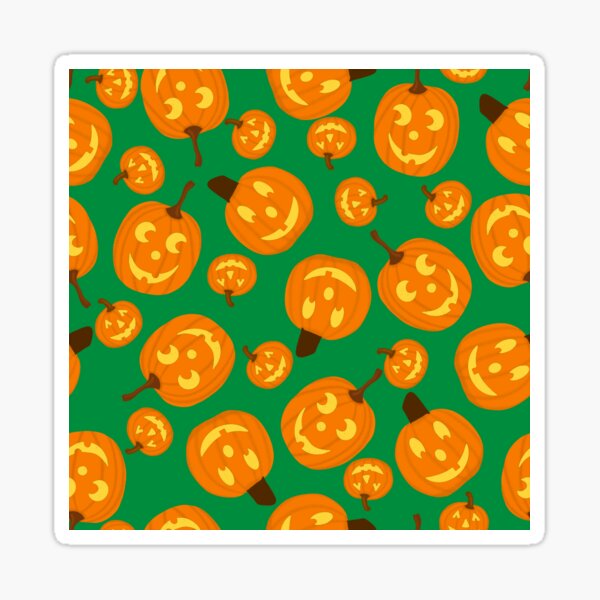 Item preview, Lit Green Happy Jacks - Jack-o-Lantern Smiles designed and sold by dKarthdesign.