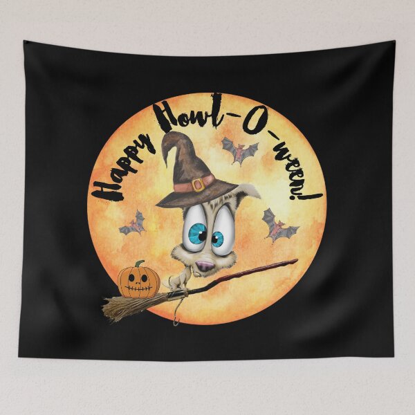 Item preview, Happy Howl-O-ween! designed and sold by MonkeyTales.