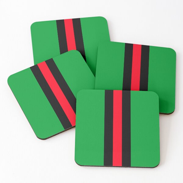Item preview, Glentoran Green, Black, Red NFL Retro stripes designed and sold by Sporting Colour.