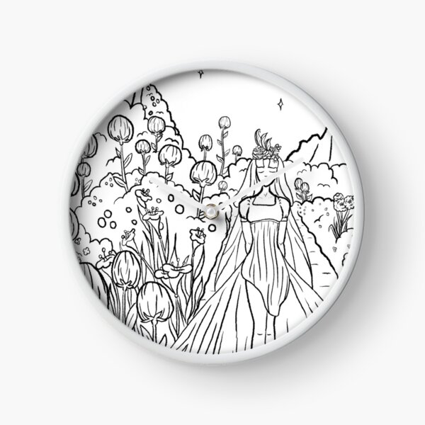 Item preview, Fairy Princess on a Night Stroll in the Garden designed and sold by Alaina Perry.