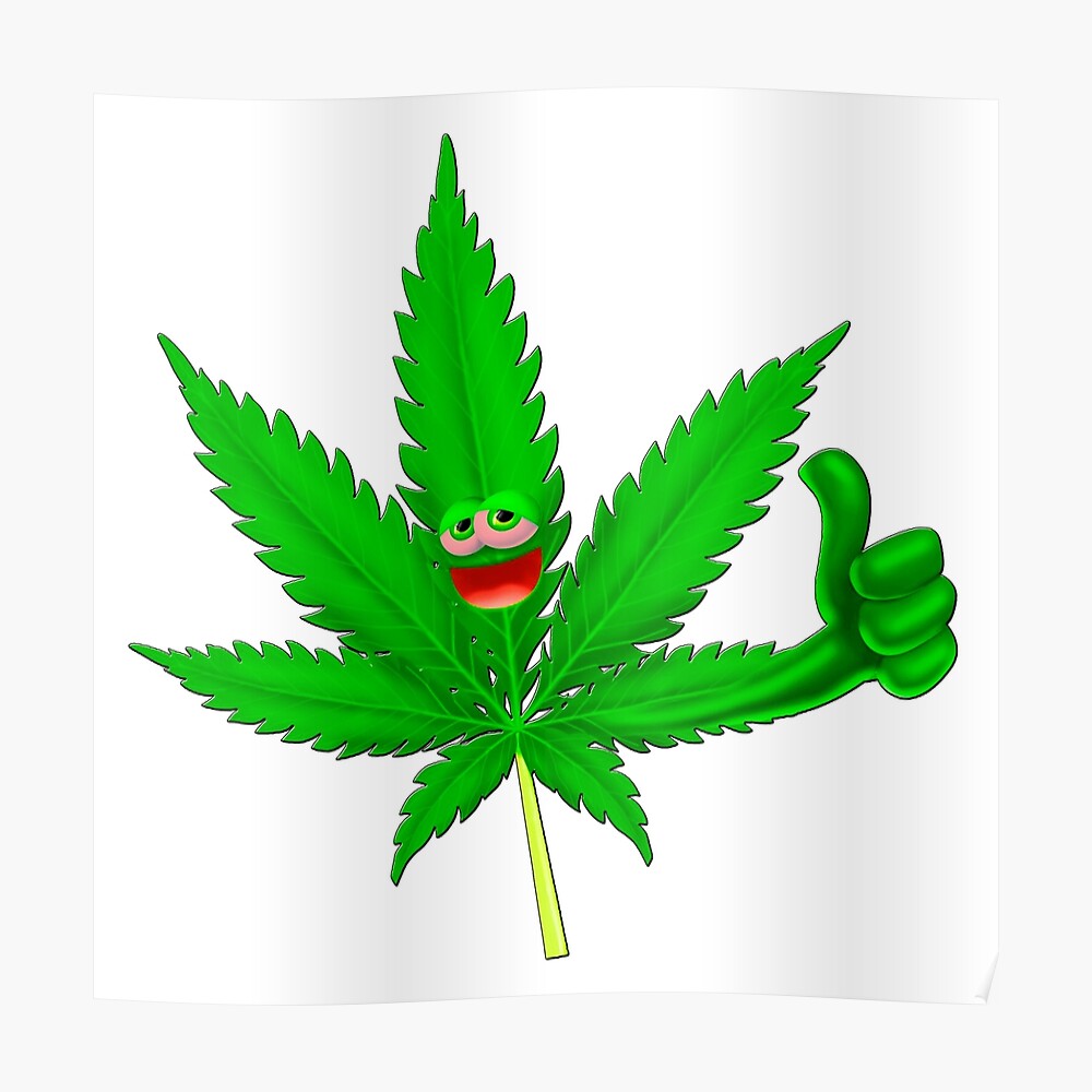  Cool marijuana  Poster  by GSunrise Redbubble