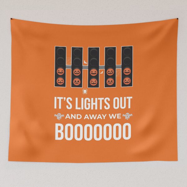 Item preview, Halloween Collection - It's Lights Out and Away We Booooo (Orange BG) designed and sold by FilipeFerreira.