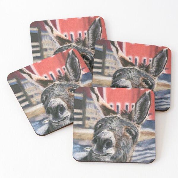 Item preview, A cute and curious donkey at the farm designed and sold by NathBros.