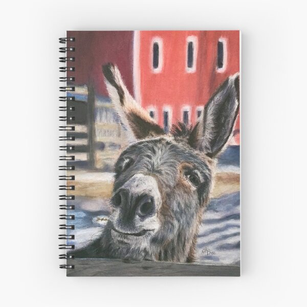 Item preview, Un burro lindo y curioso en la granja. designed and sold by NathBros.