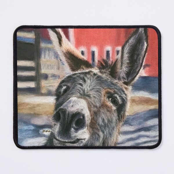 Item preview, A cute and curious donkey at the farm designed and sold by NathBros.