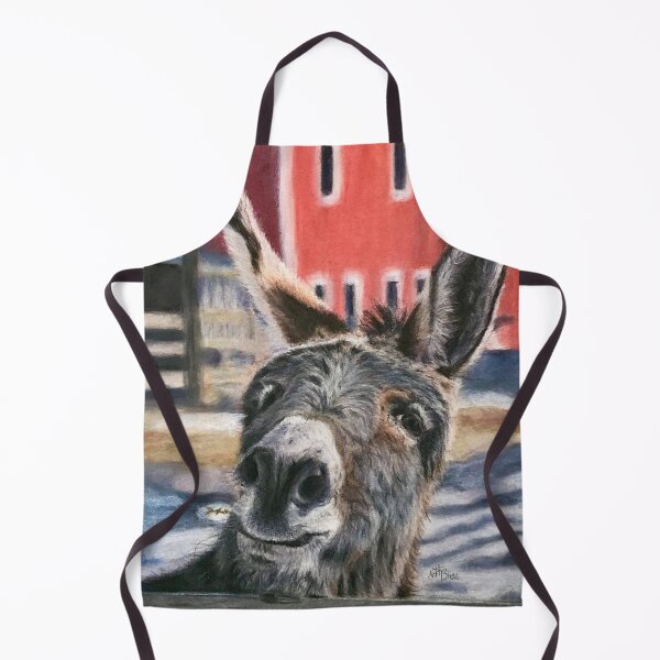 Item preview, A cute and curious donkey at the farm designed and sold by NathBros.