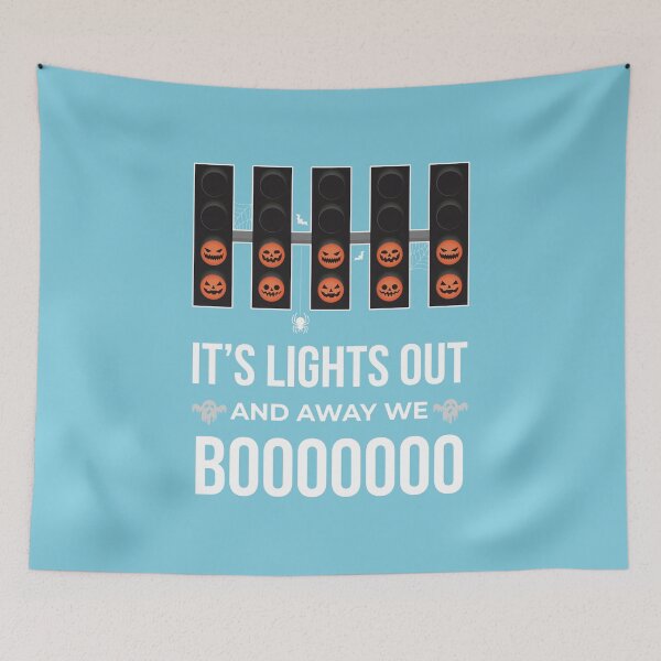 Item preview, Halloween Collection - It's Lights Out and Away We Booooo (Light Blue BG) designed and sold by FilipeFerreira.