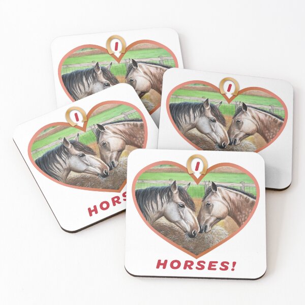 Item preview, I Love Horses! designed and sold by Curtisnewmanart.