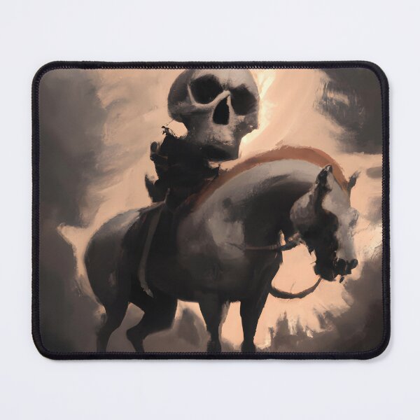 Item preview, halloween skull riding a horse designed and sold by mehdi fergal.