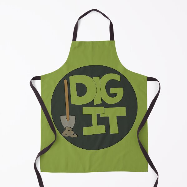 Item preview, Dig it Illustrated Funny Gardener Dirt Lover Badge designed and sold by AngelDawnDesign.