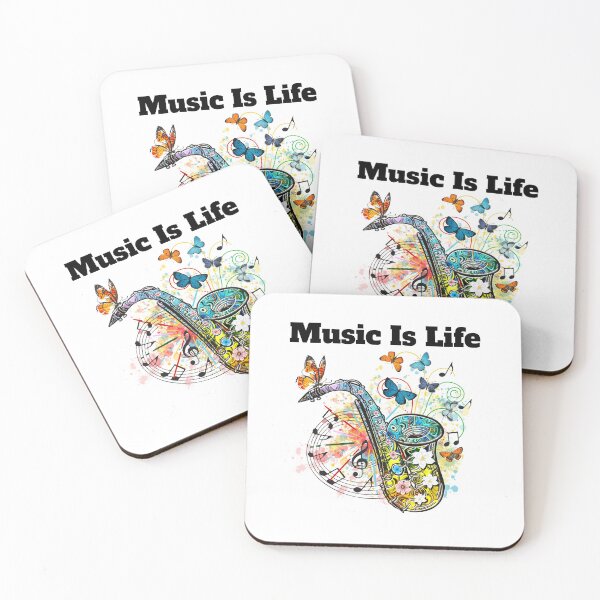 Item preview, Playing Saxophone.  Music is Life. designed and sold by Marvett-World.