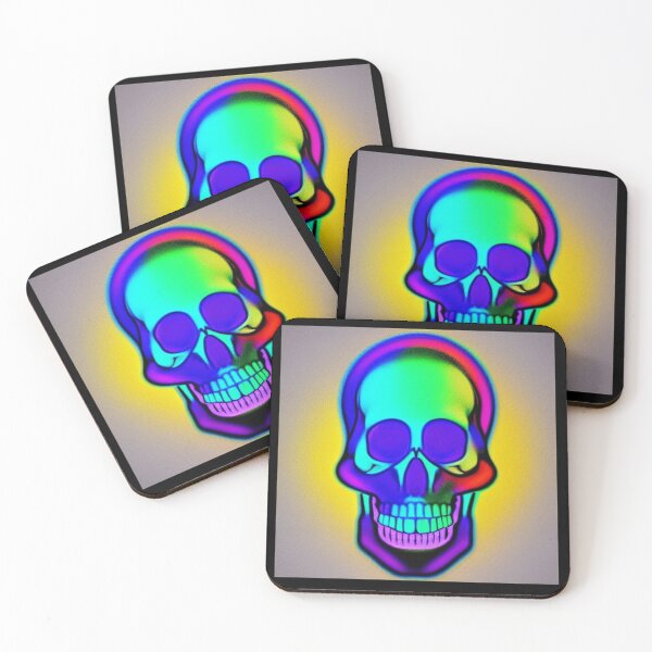 Item preview, Fluorescent Colored Skull 2 designed and sold by Riccivela.