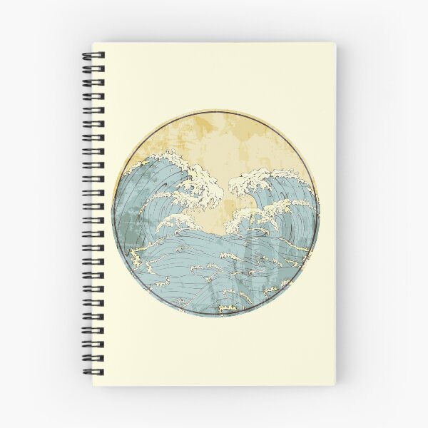 Item preview, The Great Waves Off Kanagawa designed and sold by Pink Pineapple Works.